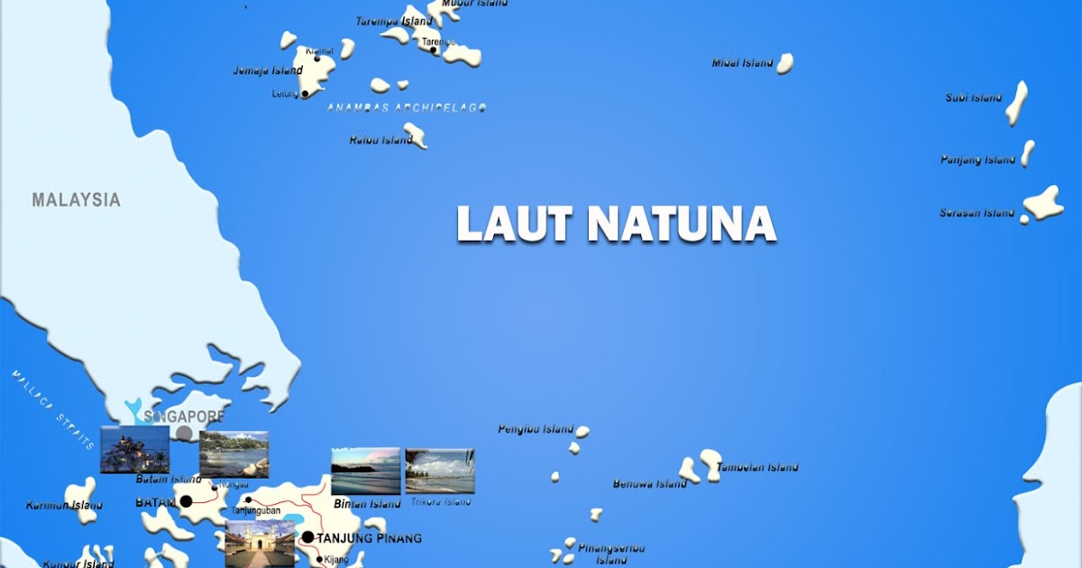 Peta Kepulauan Riau lengkap 5 Kabupaten 2 Kota - Web Sejarah