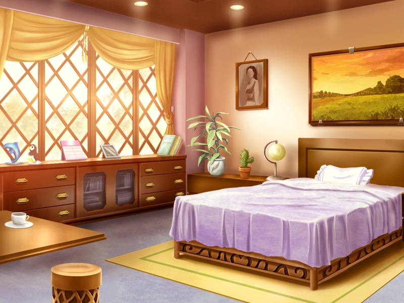 Anime Landscape: Classic anime bedroom background