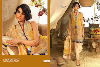 Shraddha Designer Sana Safinaz Lawn pakistani Suits Mahey collection