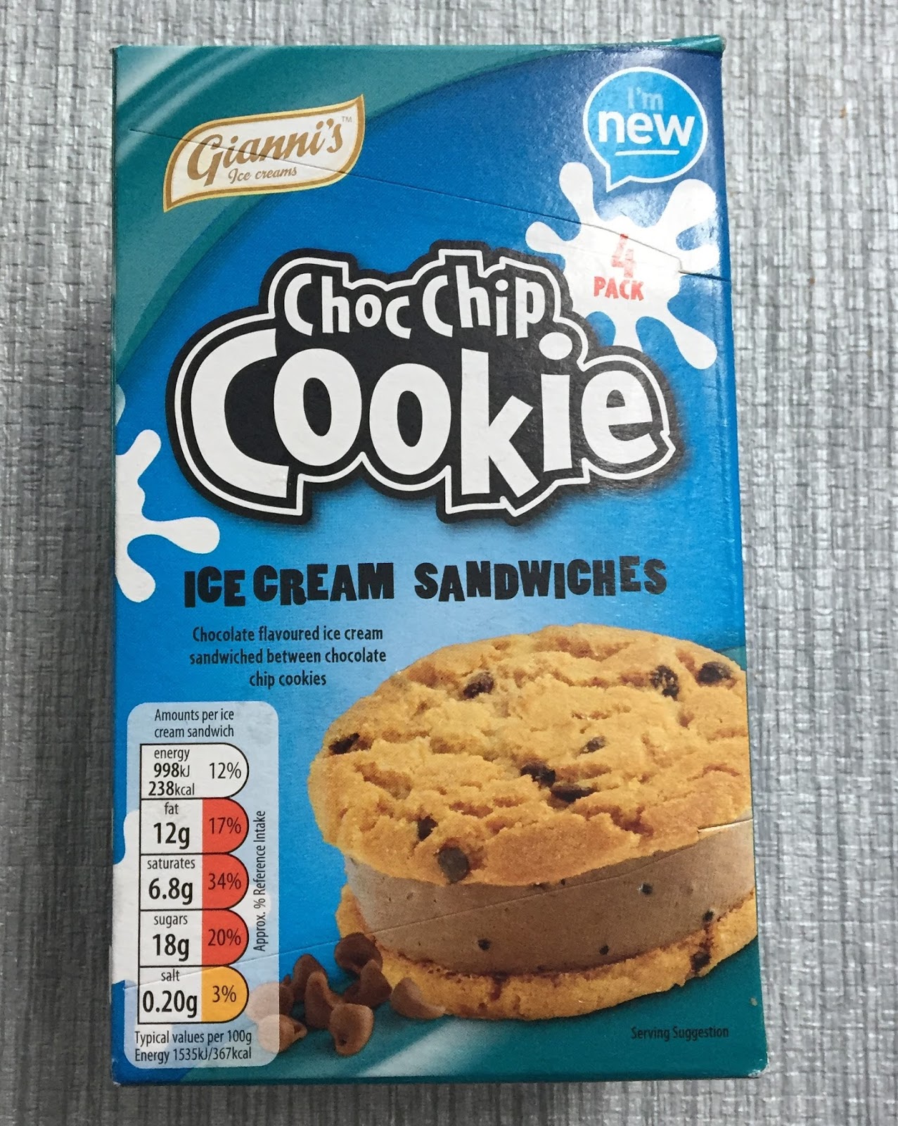 Archived Reviews From Amy Seeks New Treats NEW! Choc Chip Cookie Ice