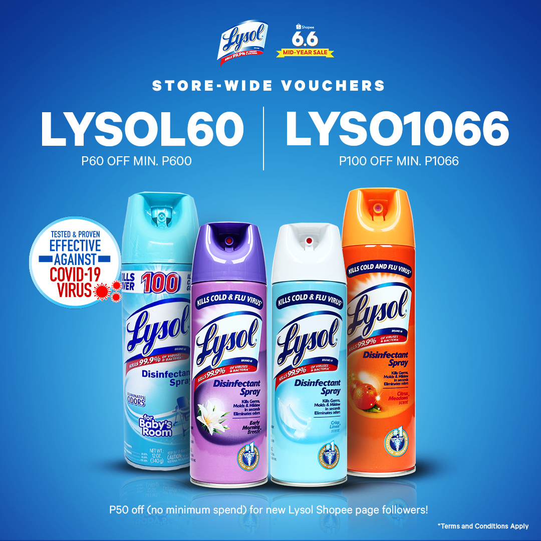 Manila Shopper Great deals and superior Lysol products during Shopee’s