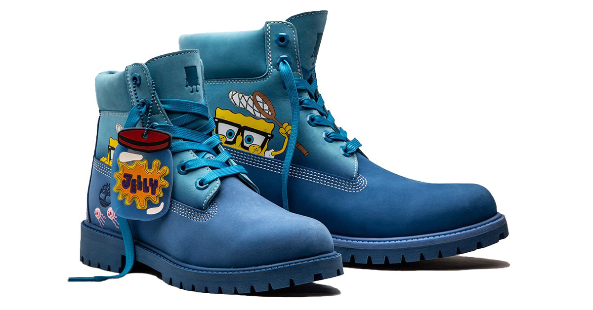 Foot locker spongebob timberlands Clearance