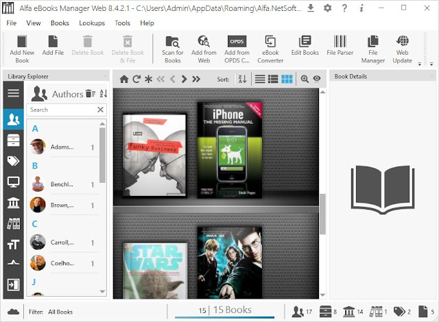 Screenshot Alfa eBooks Manager Web 8.4.2.1 Full Version Screenshot Alfa eBooks Manager Web 8.4.2.1 Full Version