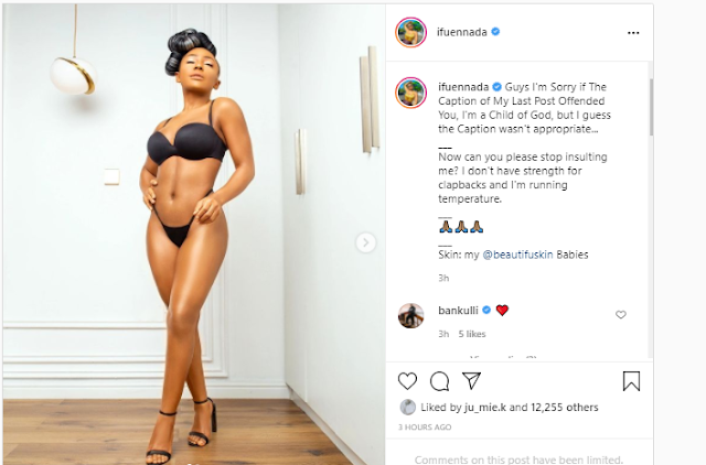 Stop Insulting me- Ifu Ennada apologizes after referring her self as a born again as  she poses in a Swim Wear