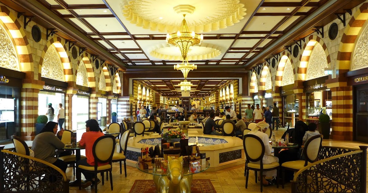 Arabic coffee and camel milk chocolate, The Majlis, Dubai Mall, Dubai, UAE