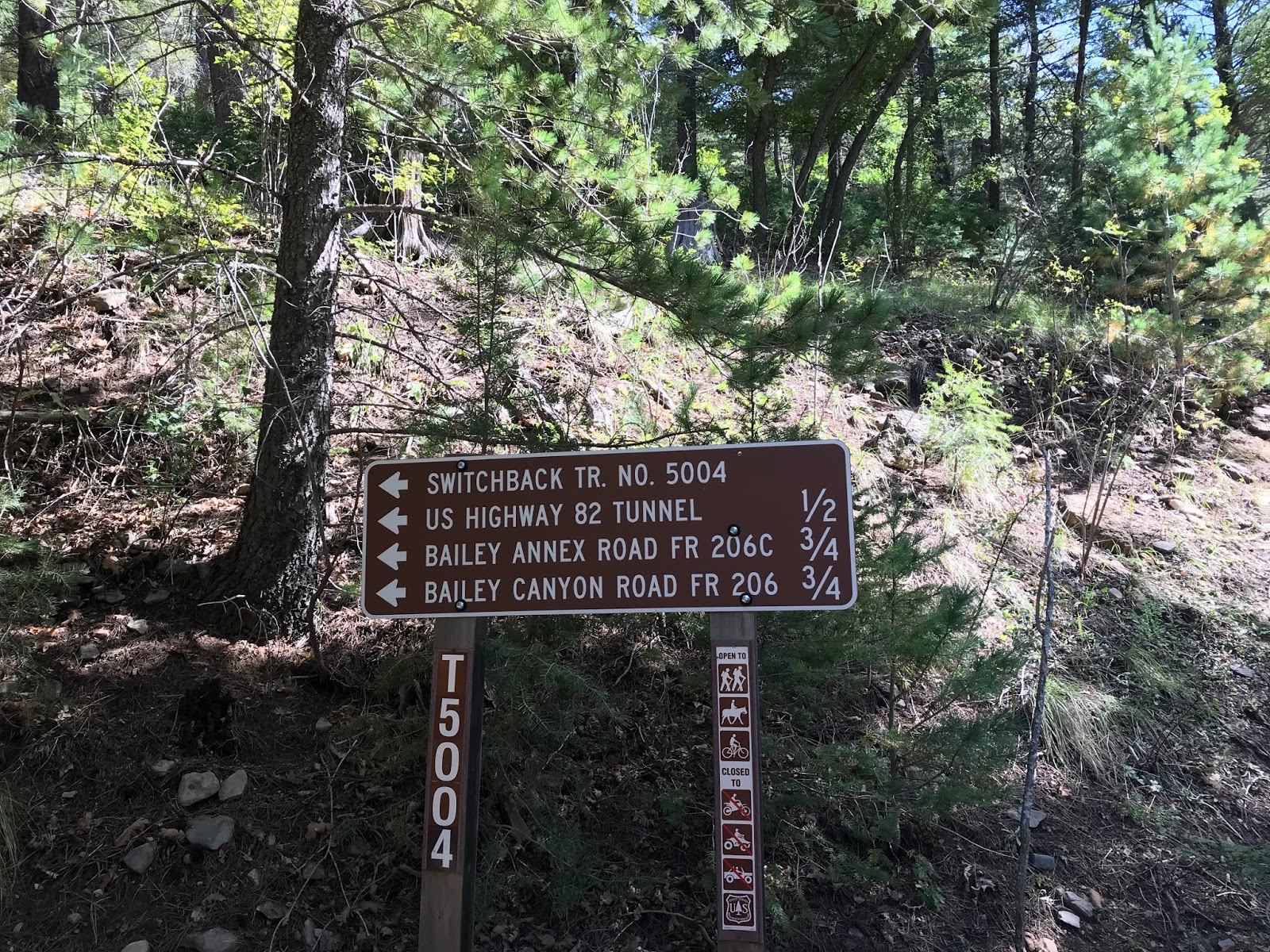 Southern New Mexico Explorer Old Cloudcroft HIghway, Toboggan Trail