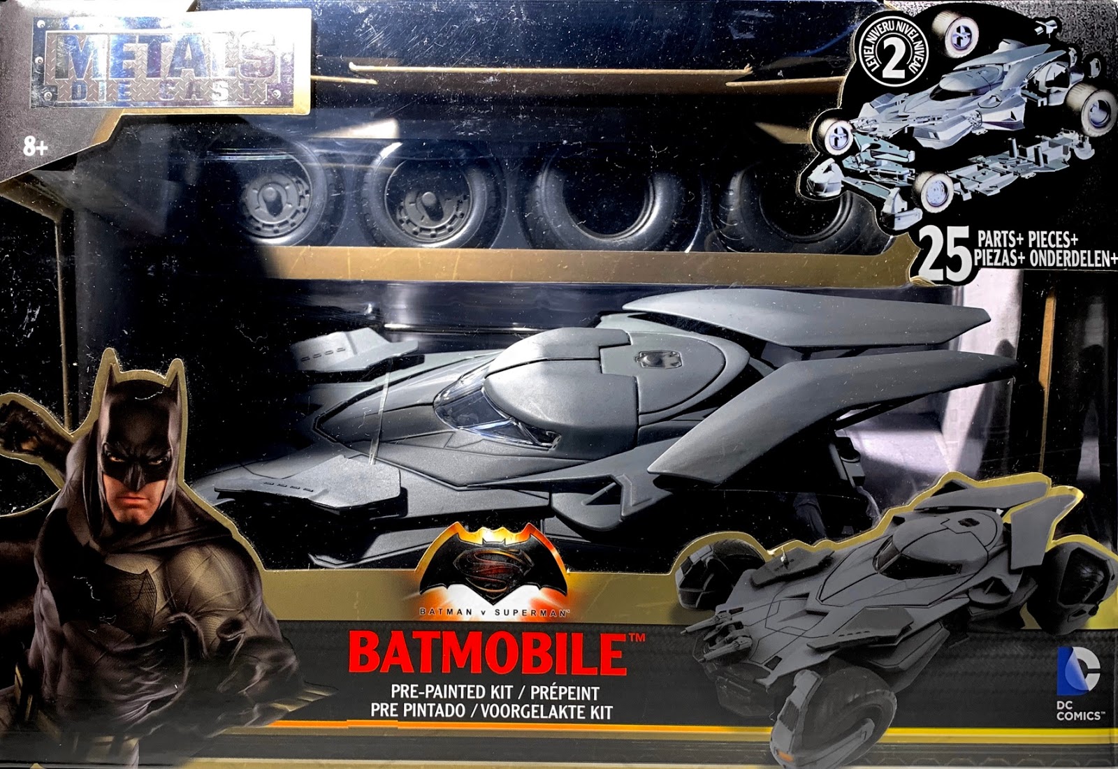 Speelgoed en spellen JADA TOYS 97395 DC COMICS BATMAN vs Toychamp | Batman vs Superman Batmobile met Batman 1:24