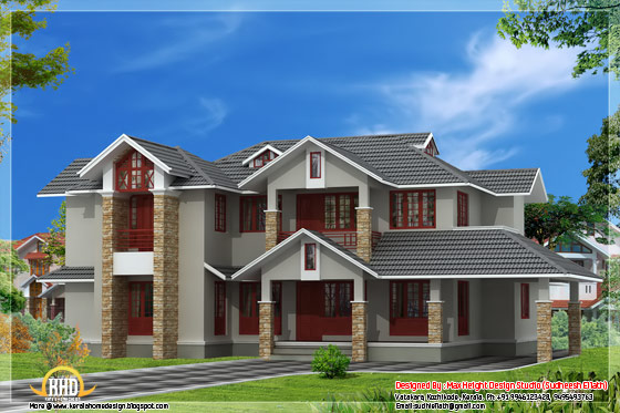 3131 square feet 4 bhk Indian style house elevation