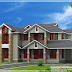 3131 sq. ft. 4 bedroom nice india house design with floor plan