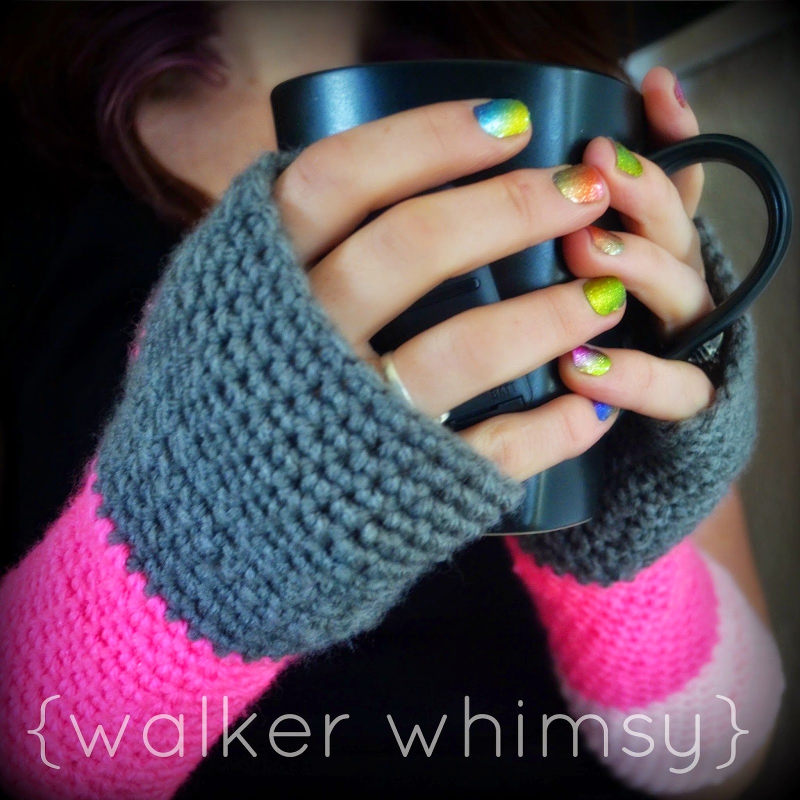 {walker whimsy} Color Block Arm Warmers