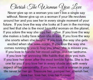Never Give Up On A Woman You Love