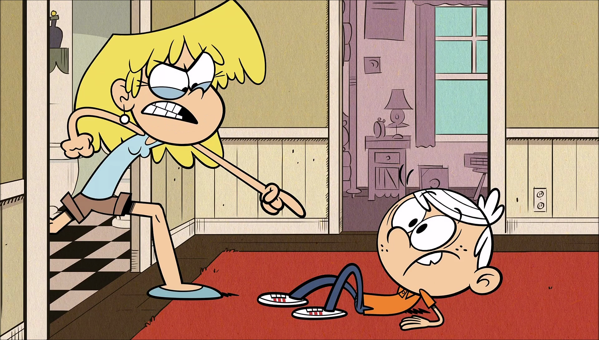 The loud house 2. The Loud House. The Loud House Лори. Лори лауд в детстве. Лори и лени Лауды.