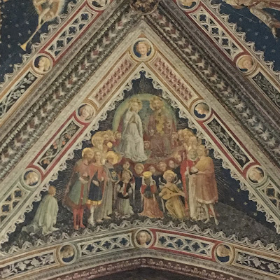 Battistero di Siena: affreschi del Credo di Lorenzo il Vecchietta, terza campata