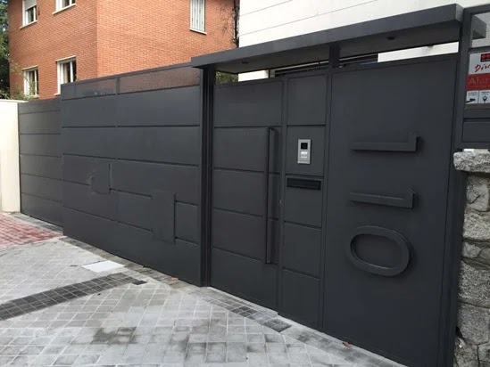 Diseño moderno de puertas portones de garaje