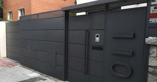 Diseño moderno de puertas portones de garaje