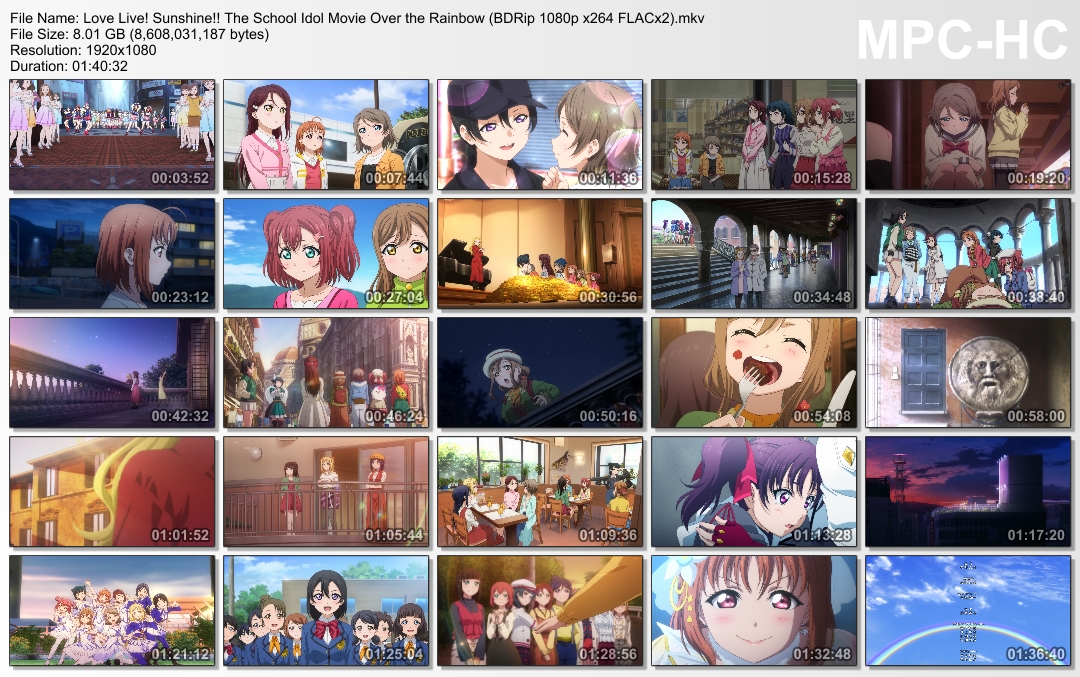 Love live sunshine the school idol movie over the rainbow download