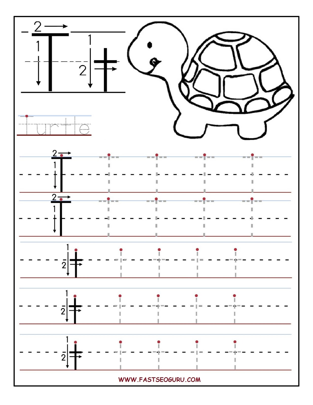 Tracing Activity Worksheet | TASKA UMMI IDA