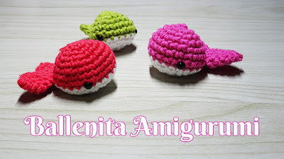 Cómo hacer una ballenita amigurumi