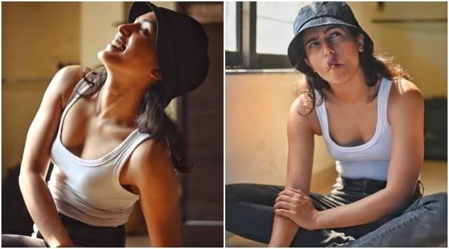 Samyuktha Hegde Slays In Sexy And Sassy White Tank Top In These Candid Pictures.
