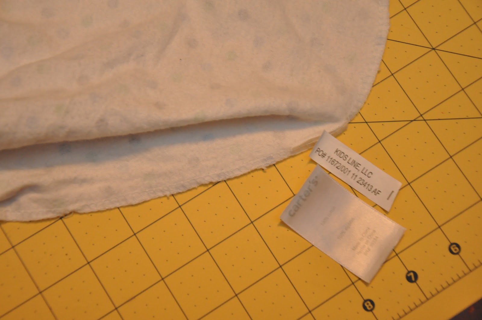 Crochet, Knitting, and Cloth RePurposing Old Receiving Blankets