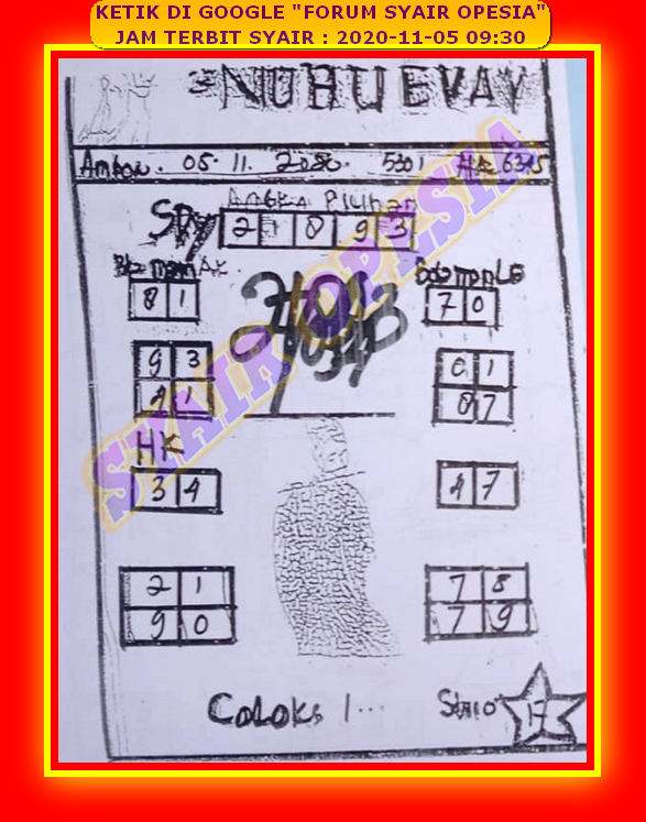 1 New Message) Kode Syair Hongkong 5 November 2020 - Forum Syair Togel  Hongkong Singapura Sydney