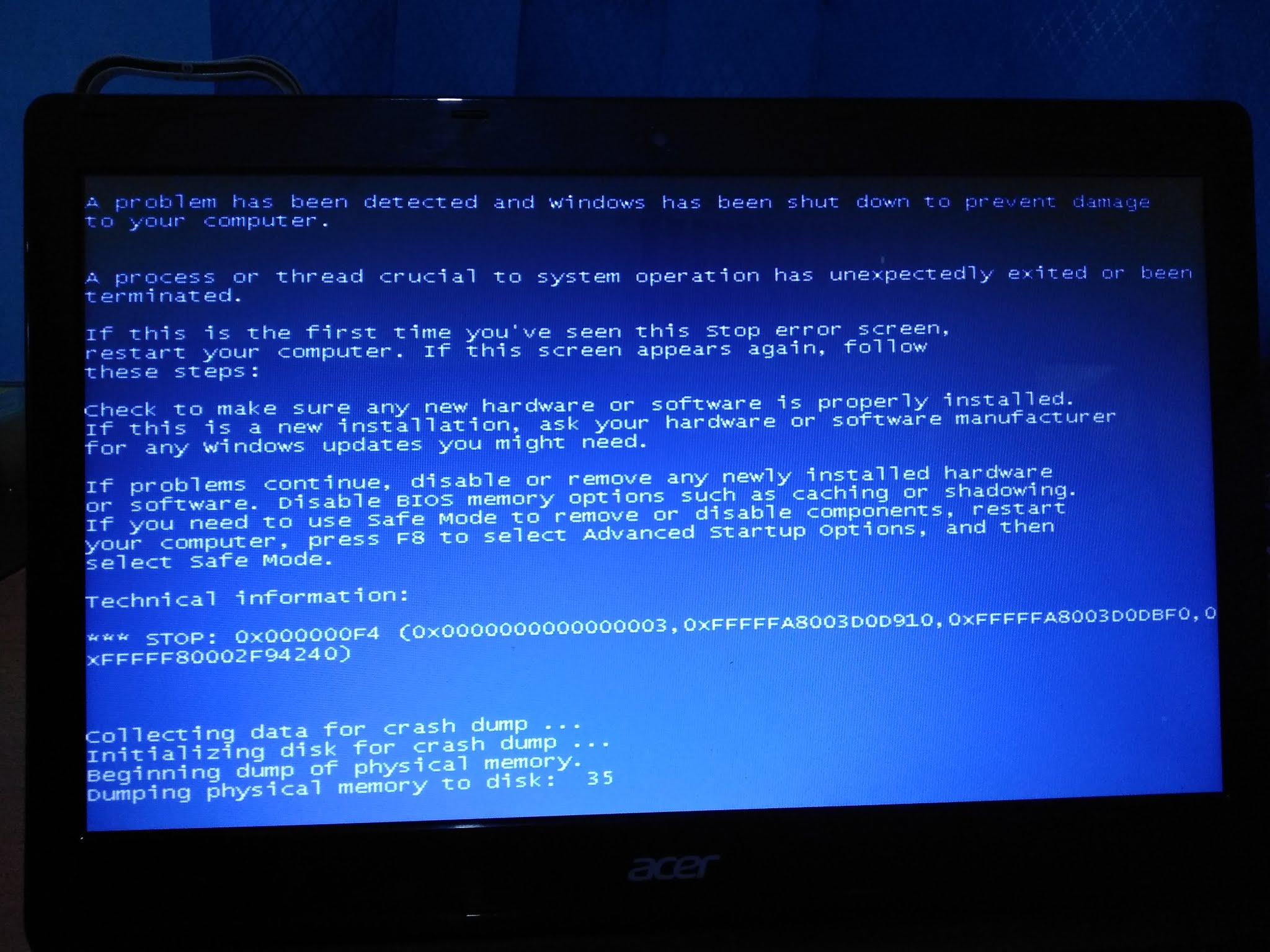 Ram error. Dumping physical Memory to Disk Windows 7 синий экран. Bluescreen для дамп памяти. Memory Disk. Dumping physical Memory Disk Error Blue Screen.
