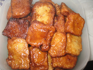 Torrijas de pan blanco