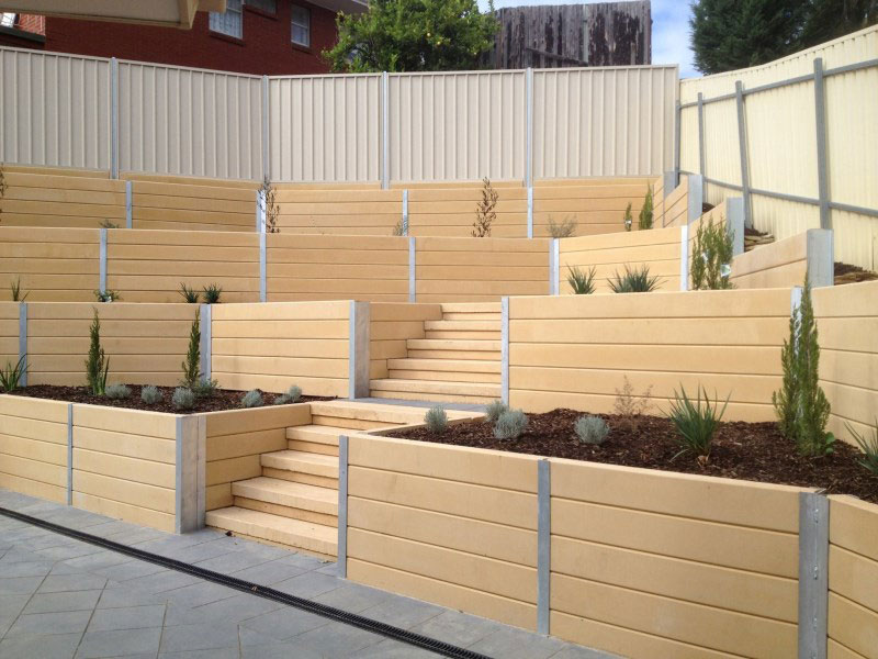 Concrete Sleepers Sydney THE USES OF CONCRETE SLEEPERS AND STEPS