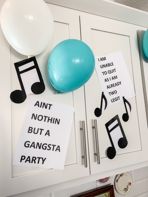 hip hop second birthday party free printables