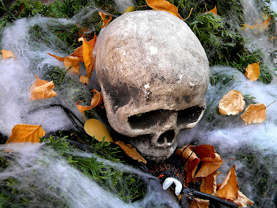 Halloween skulls zombies ghouls