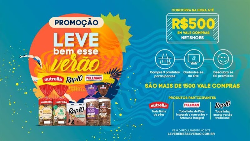 Promoção da Bimbo Brasil distribui mais de R$ 150 mil em prêmios Promoção da Bimbo Brasil distribui mais de R$ 150 mil em prêmios