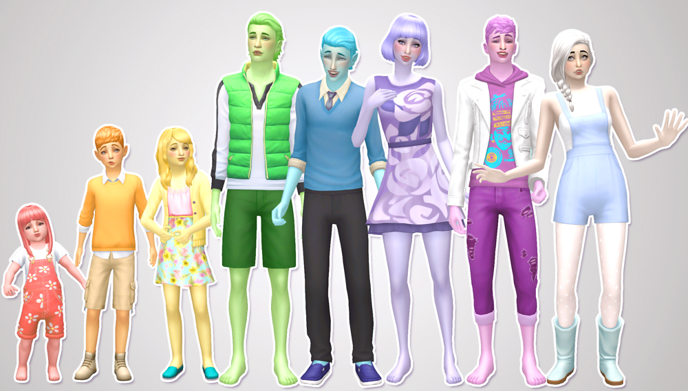 Sims 4 SkinTones