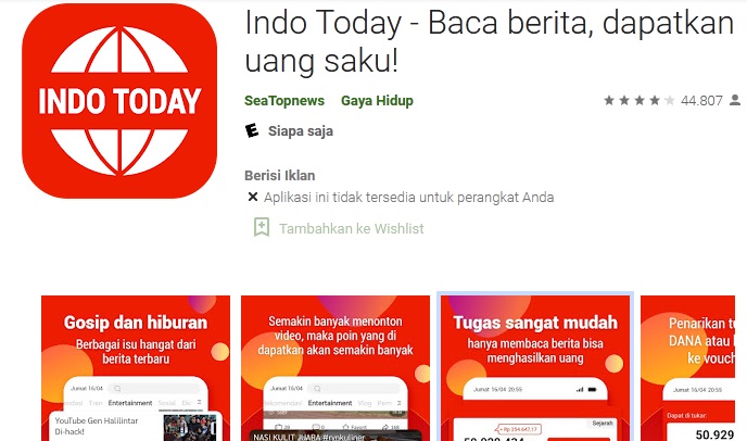 aplikasi penghasil uang tercepat