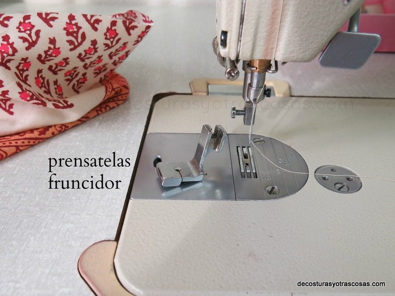 tipos de prensatelas para fruncir