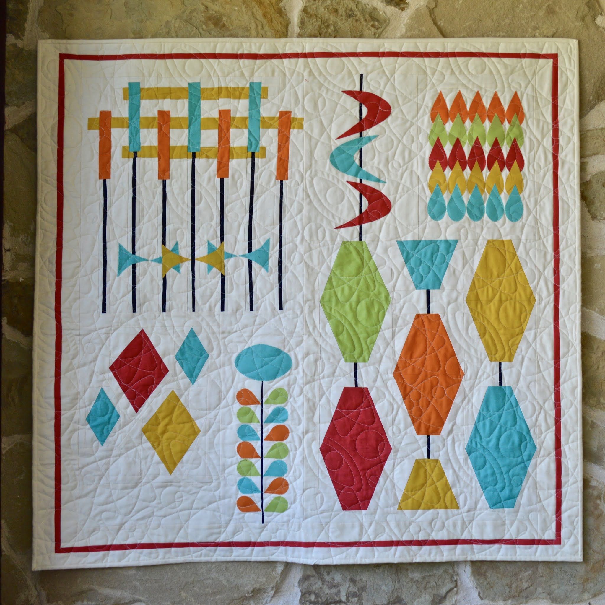 ellyn's place My Midcentury Modern Quilt