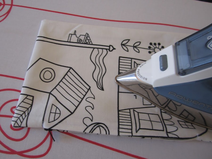  mis nancys, mis peques y yo, tutorial funda de cojin planchar