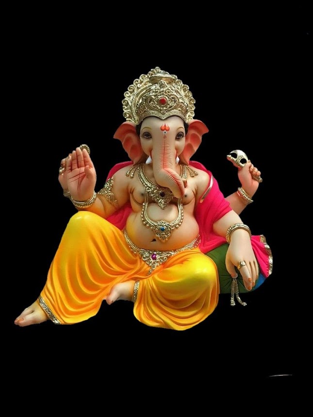 Lord Ganesha, lord Ganesha 2019, Lord ganesha with curly hair, Lord Ganesha Hd Photos, Ganesha in Sitting Position,HD png of Lord Ganesha