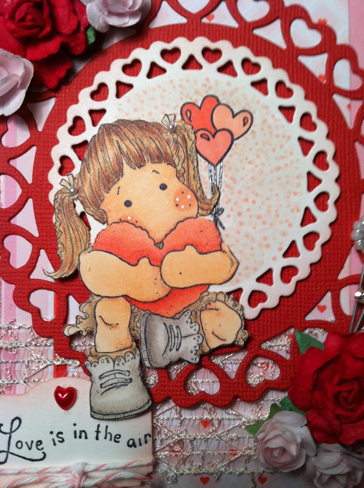 Thoughts from the Girls: Tilda with Cozy Heart - Love is in the Air