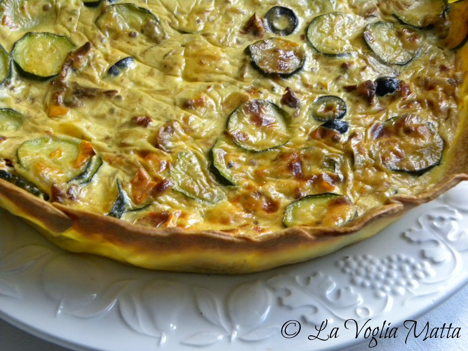 quiche con zucchine e stracchino