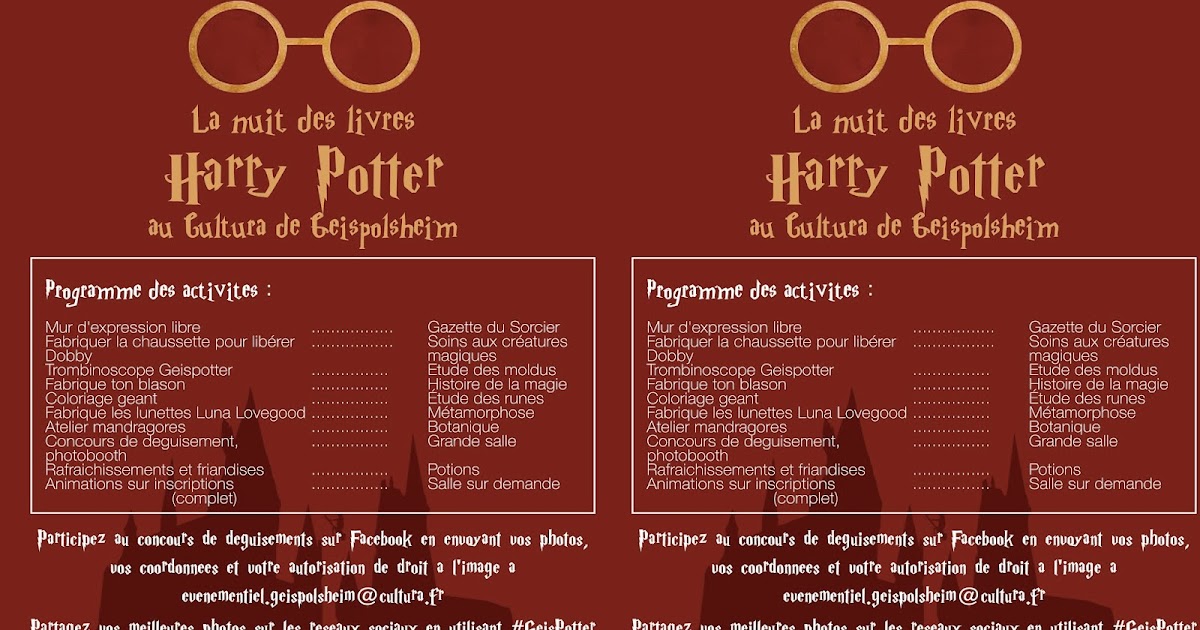 Harry Potter Event Flyer Portfolio