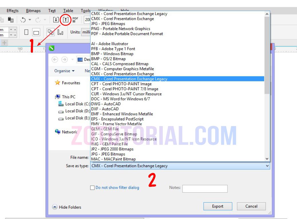 3 Cara Agar File Coreldraw Bisa Dibuka Di Semua Versi Zotutorial