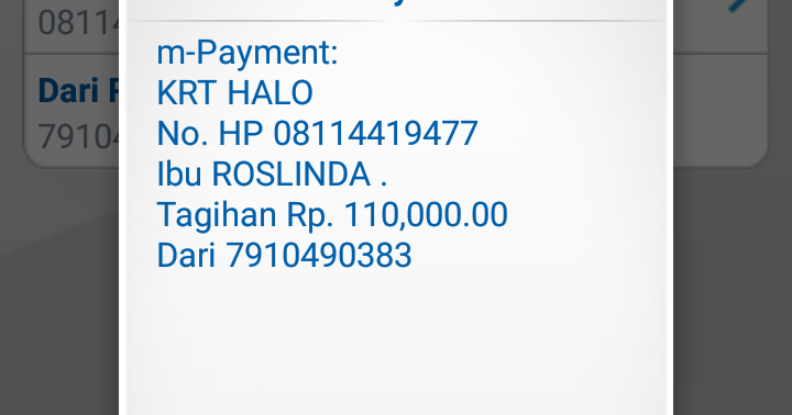 Cara Pembayaran Kartu Halo Di Atm Bca - Berbagi Info Kartu