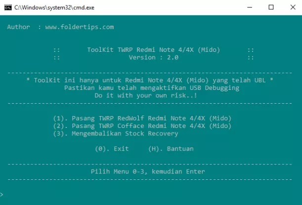 root-install-twrp-mido