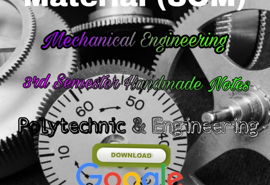 Strength of Material Strength of Material Notes Pdf Strength of