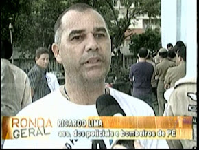 Entrevista do Sgt. Ricardo na frente da ALEPE