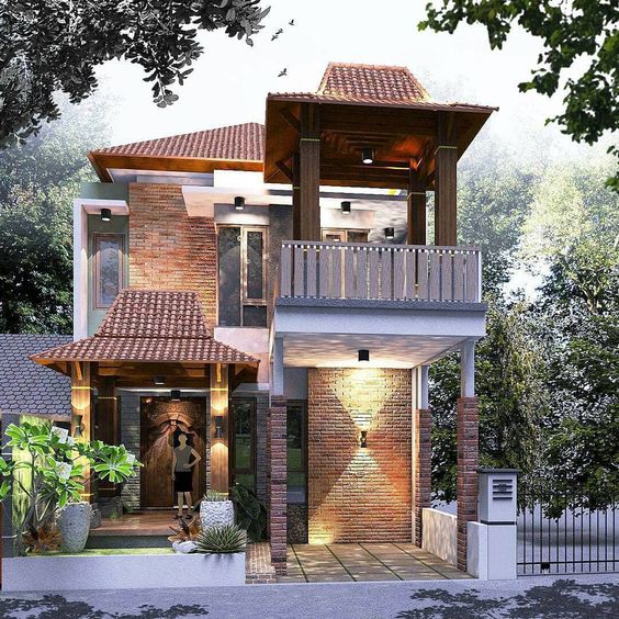 Desain Rumah Joglo Modern Yang Unik Minimalis Bang Izal Toy