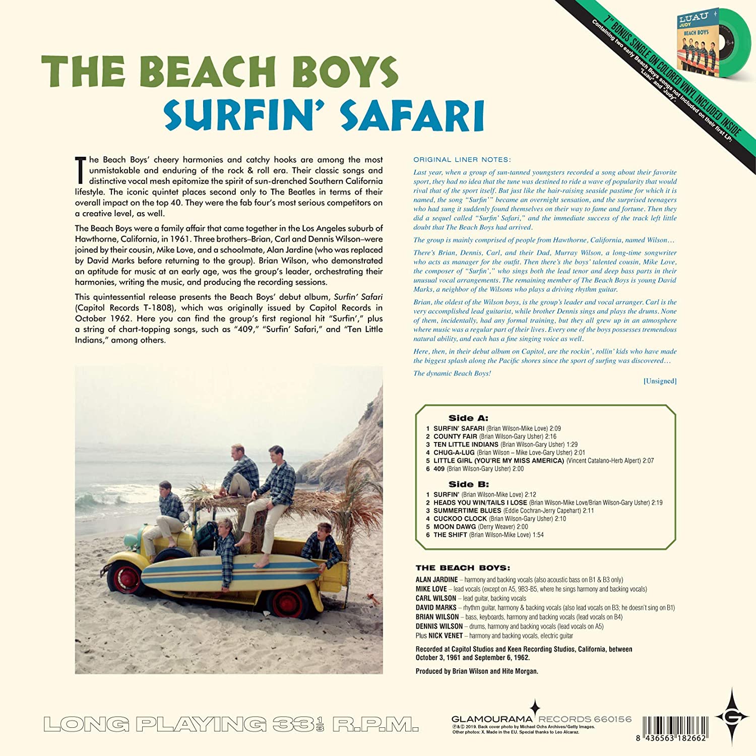 surfin' safari the beach boys 1962 lyrics