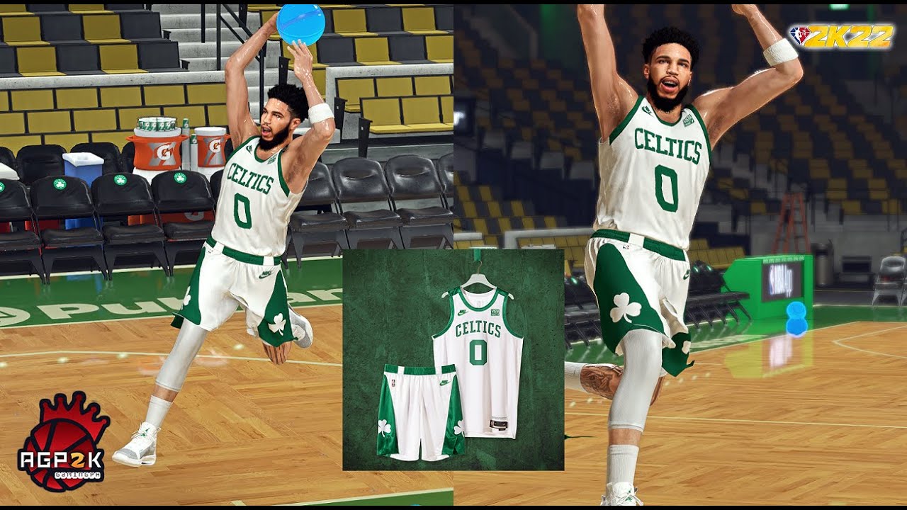 NBA 2K21 Boston Celtics Classic 75th Anniversary Jersey 2021 22