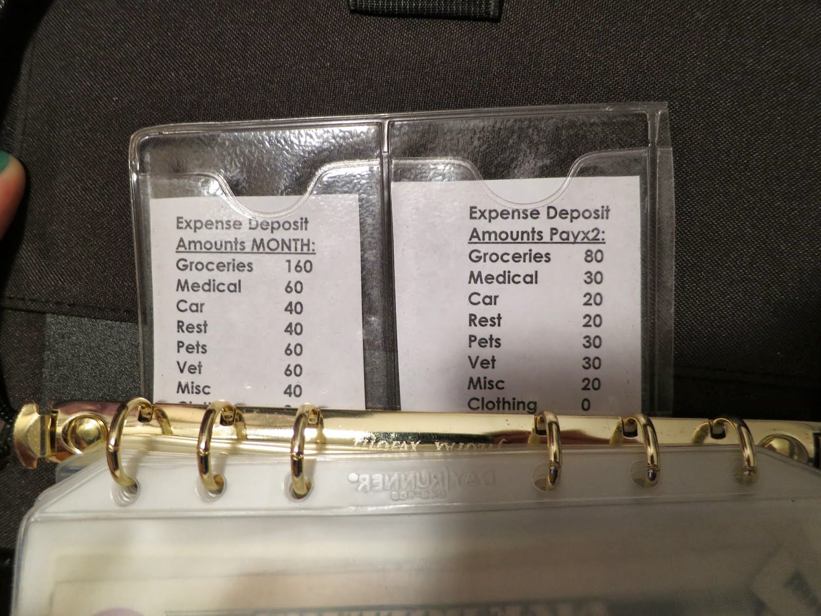 Ask Away Blog My Filofax Budget Envelope System