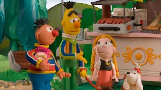 Bert and Ernie's Great Adventures The Dogsitters, dog-walkers, Ostrich Lady, Sesame Street Episode 4310 Afraid of the Bark season 43